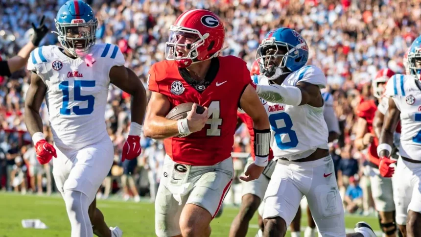 Watch: The Best Highlights from the Ole Miss Victory Over Georgia